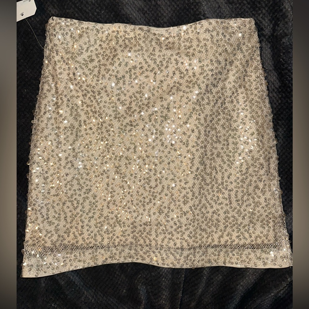 Sparkly sequin mini skirt NWT